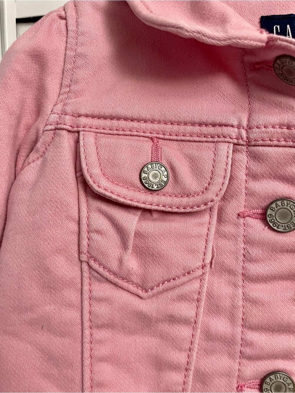 Baby Gap Pink Denim Jacket - Picture 6 of 7